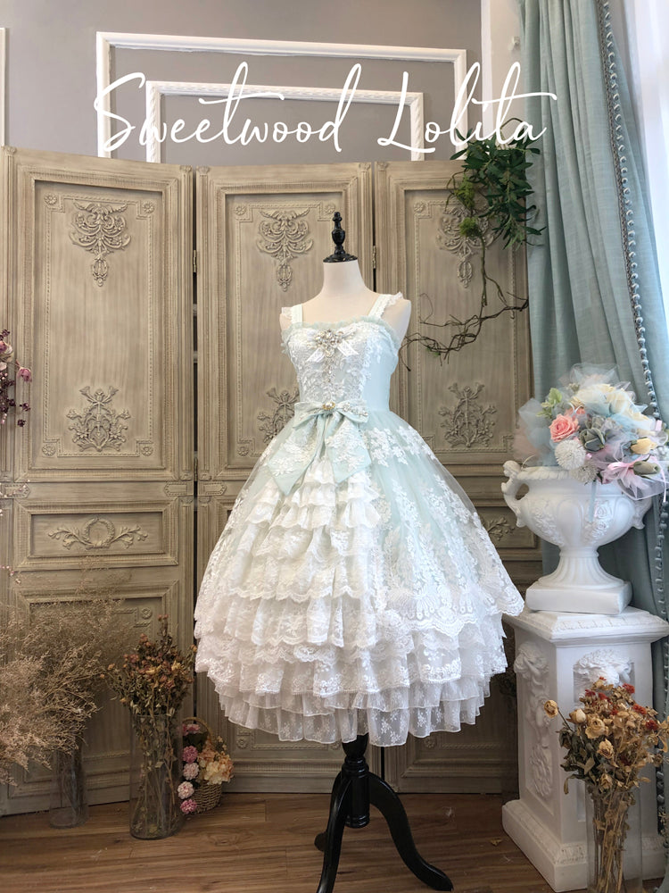 Sweet Wood - Secret Garden In Midsummer - Elegant Lolita Bridal JSK