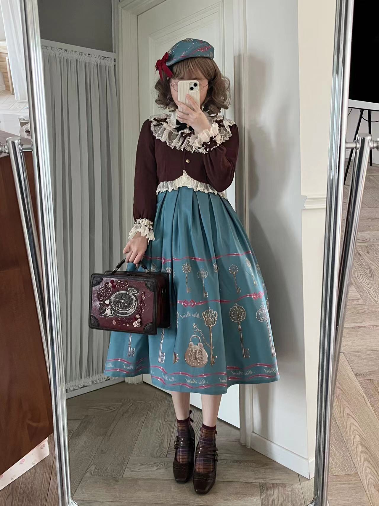 Unideer - Prelude - Elegant Lolita Bolero Jacket with Lace Ruffle Frill