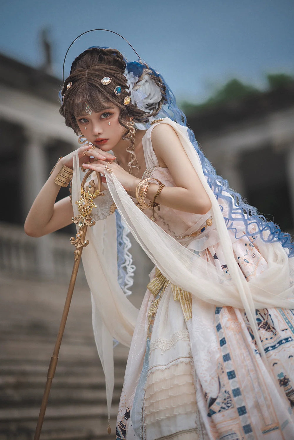 Miss Point - Dusk Best - Egyptian Lolita Dress Set Gorgeous JSK