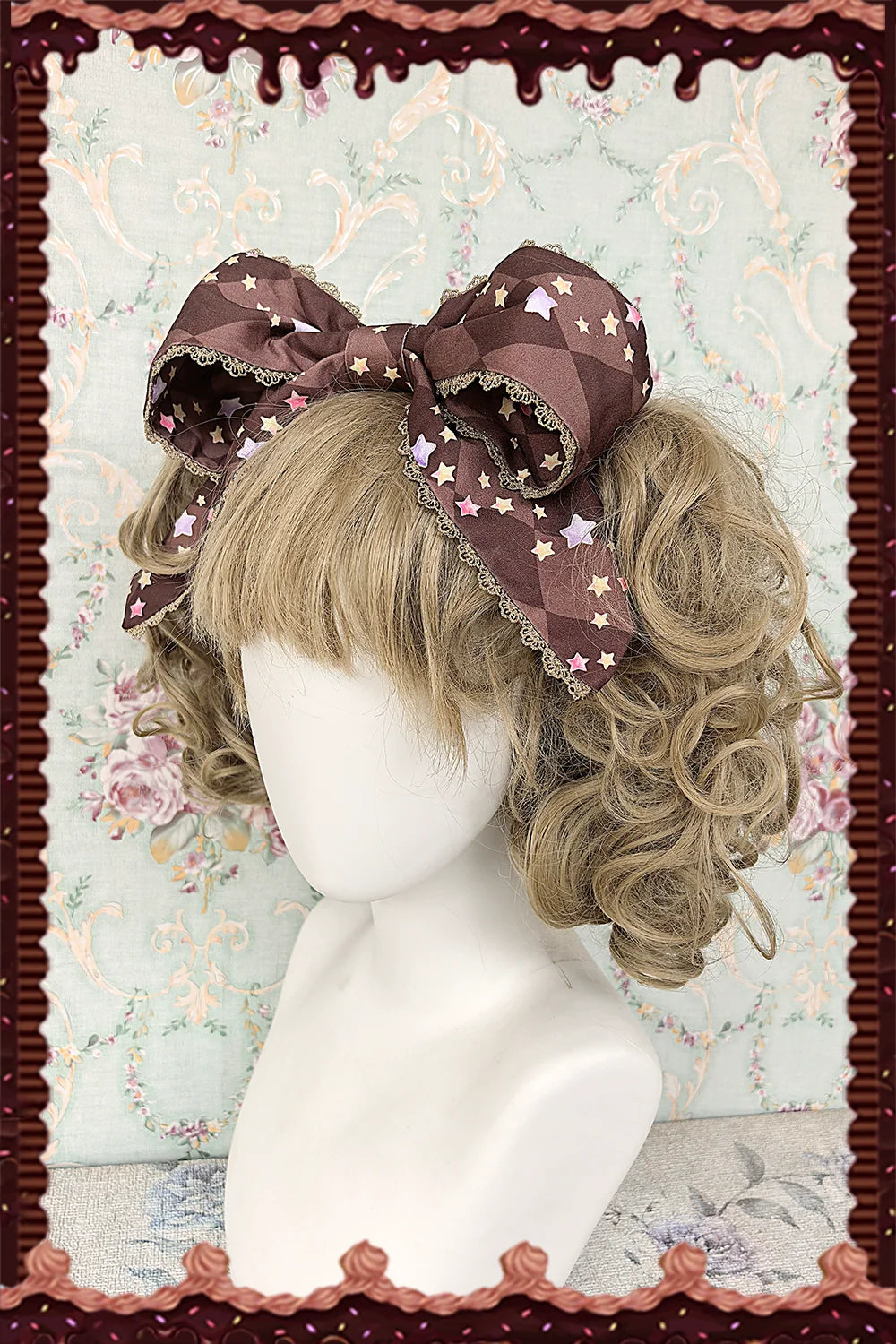 Infanta - Cream Meow - Sweet Lolita JSK, Cat Print