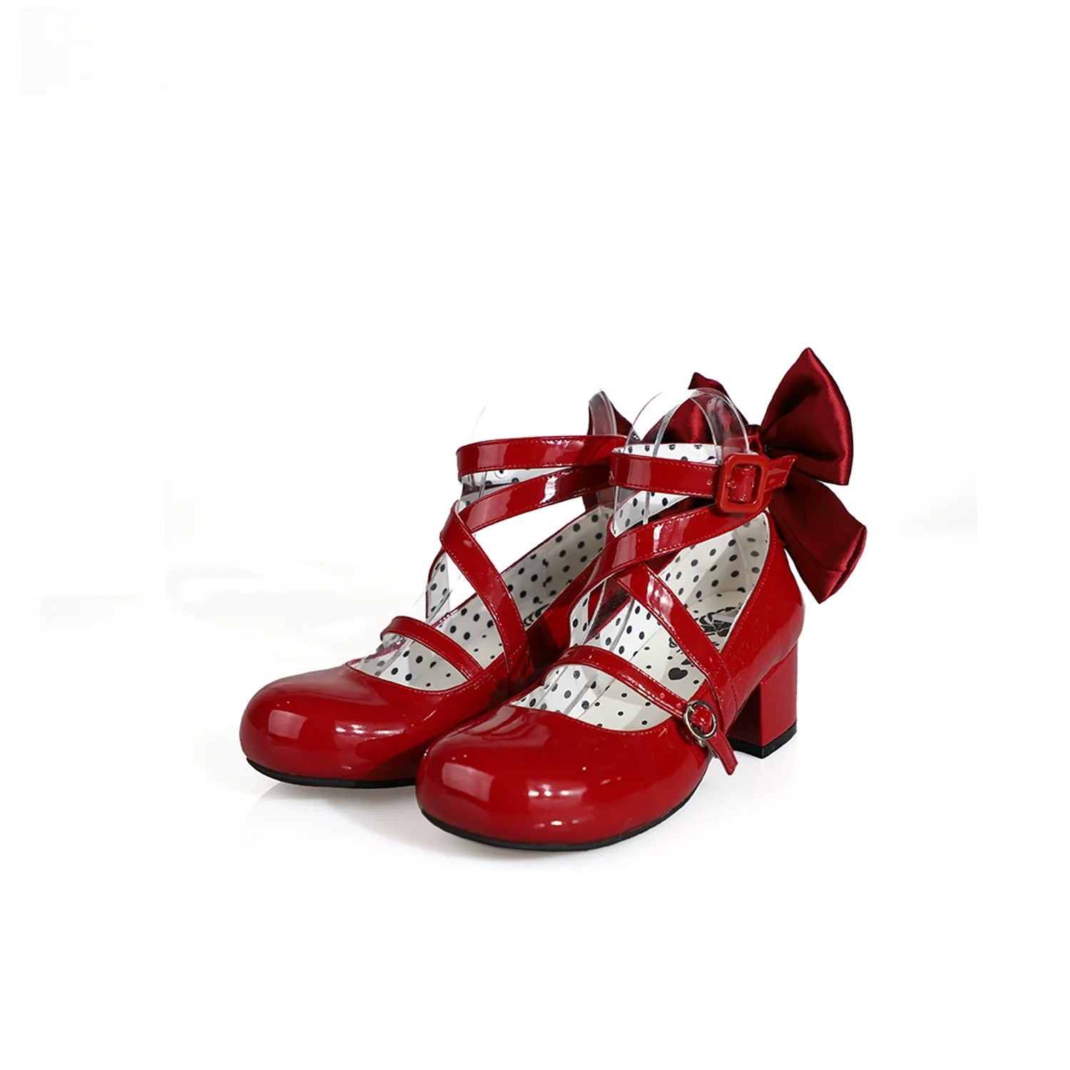 MODO - Follow in the Moonlight - Sweet Lolita Round Toe Shoes with Large Bow