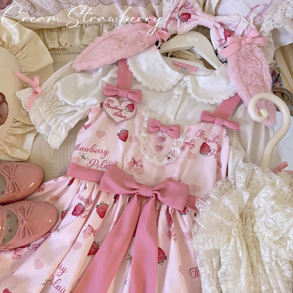 Polaris Lolita - Rabbit Berry Gift Box - Sweet Lolita JSK Pink Lolita Dress