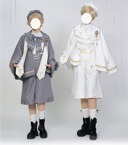 Forest Fluorescent Carps - Choir - Ouji Lolita Suits Multicolor