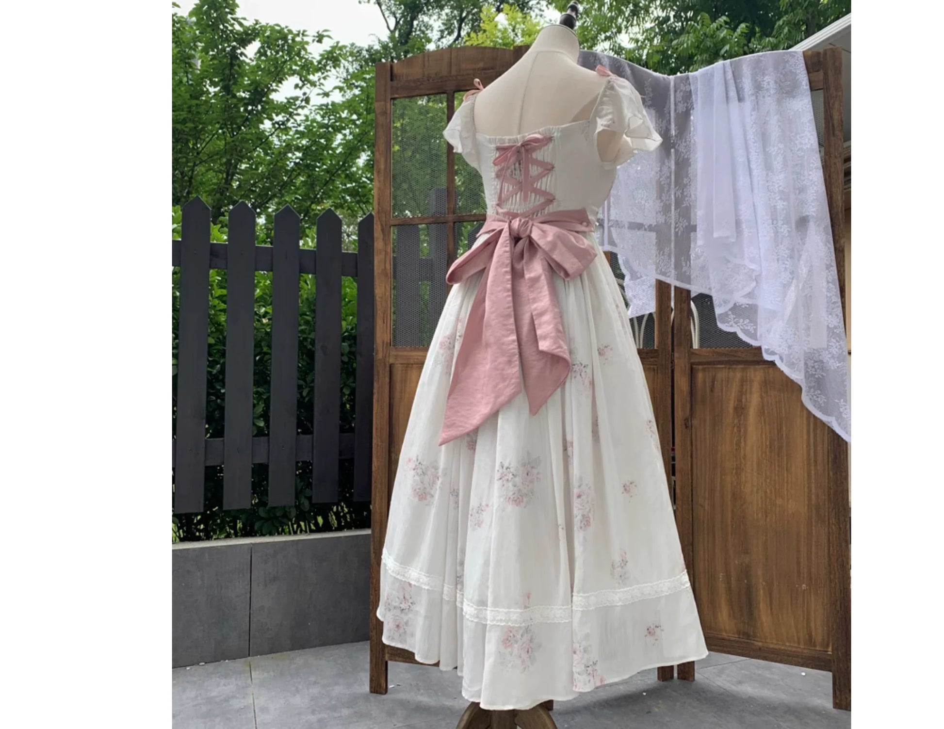 Sweet Wood - Elegant Floral Sweet Lolita OP Corset Accessory