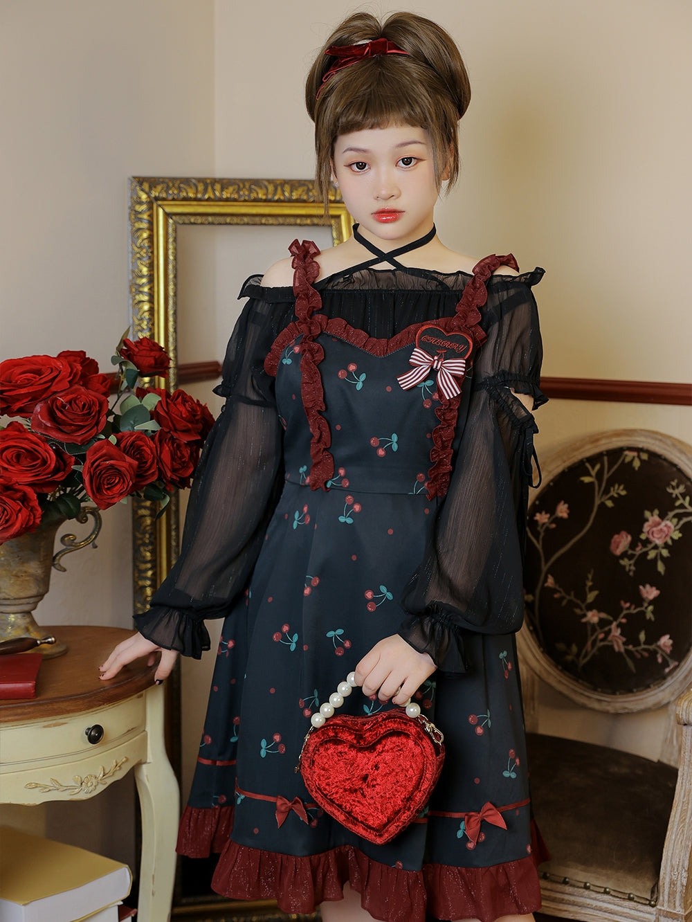 Yingtang - Plus Size Lolita Kawaii JSK Dress