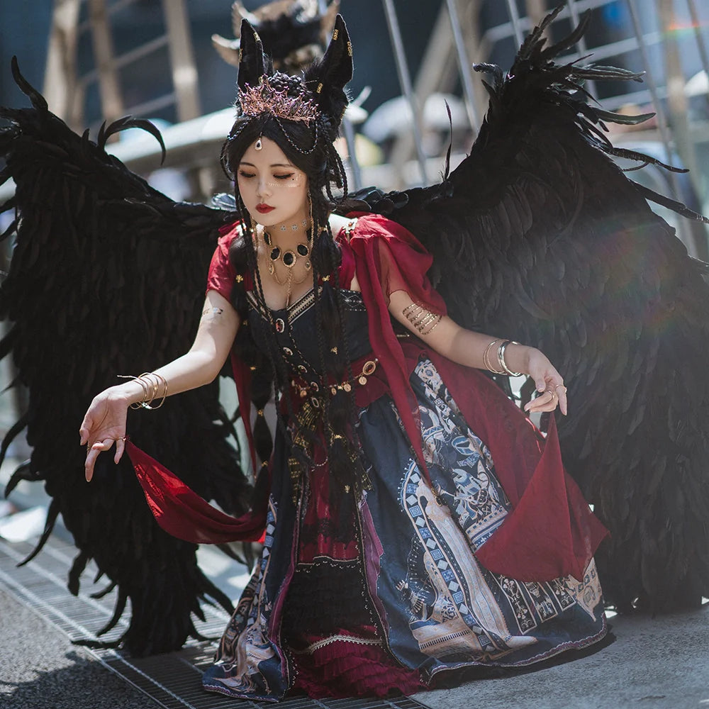 Miss Point - Dusk Best - Egyptian Lolita Dress Set Gorgeous JSK