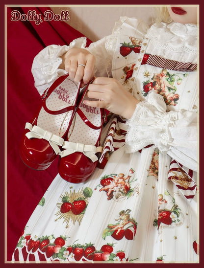 Dolly Doll - Lovers' Gift - Round Toe Middle Heel Mary Jane Lolita Shoes