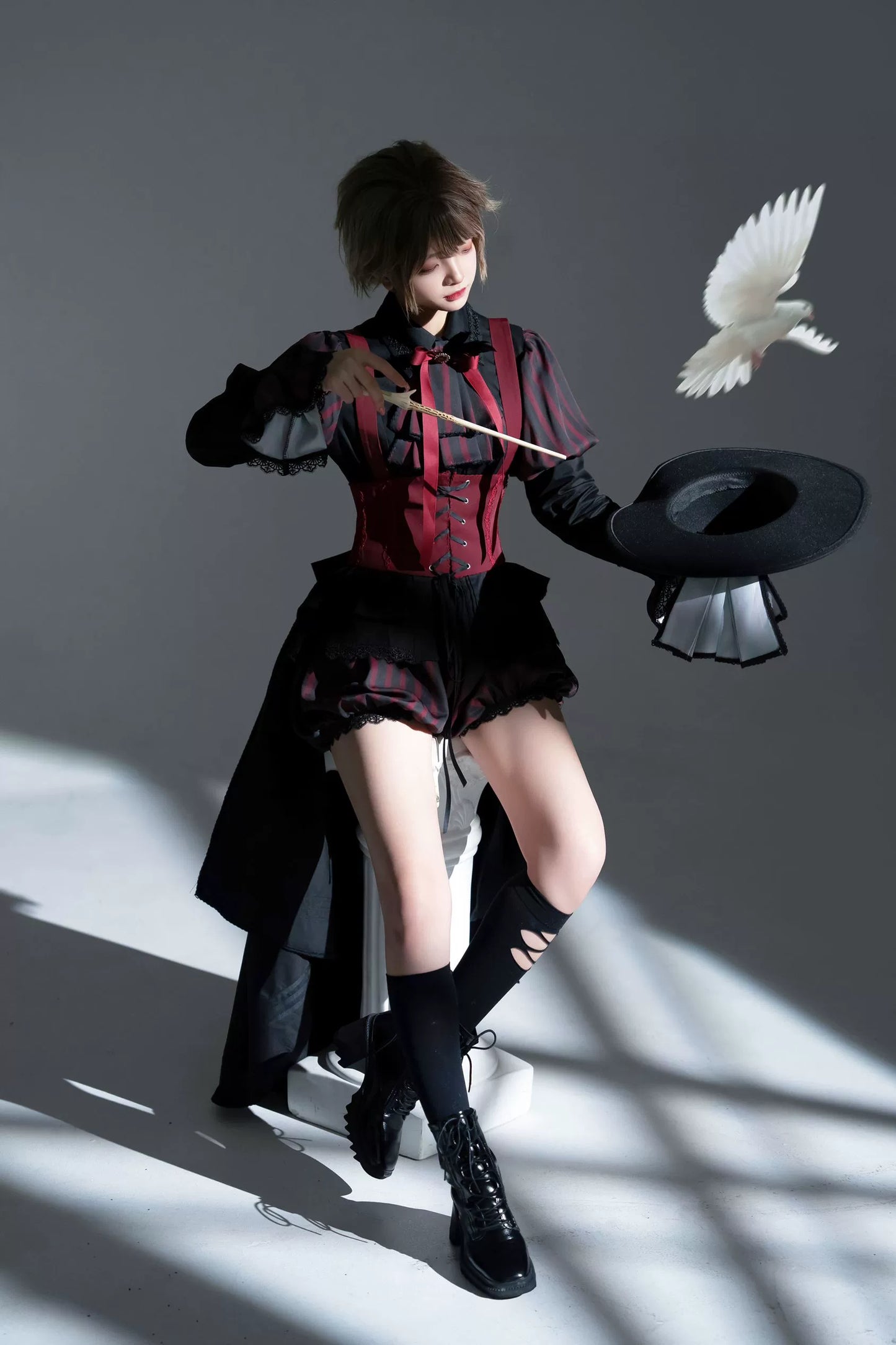 Uncle's Workshop - Ouji Lolita Shirt Set, Prince Style Bloomers