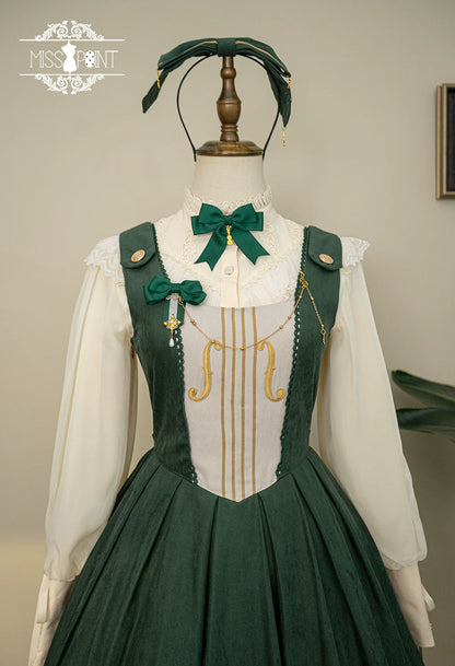 Miss Point - Customized Lolita Jumper Dress - Elegant College Lolita JSK