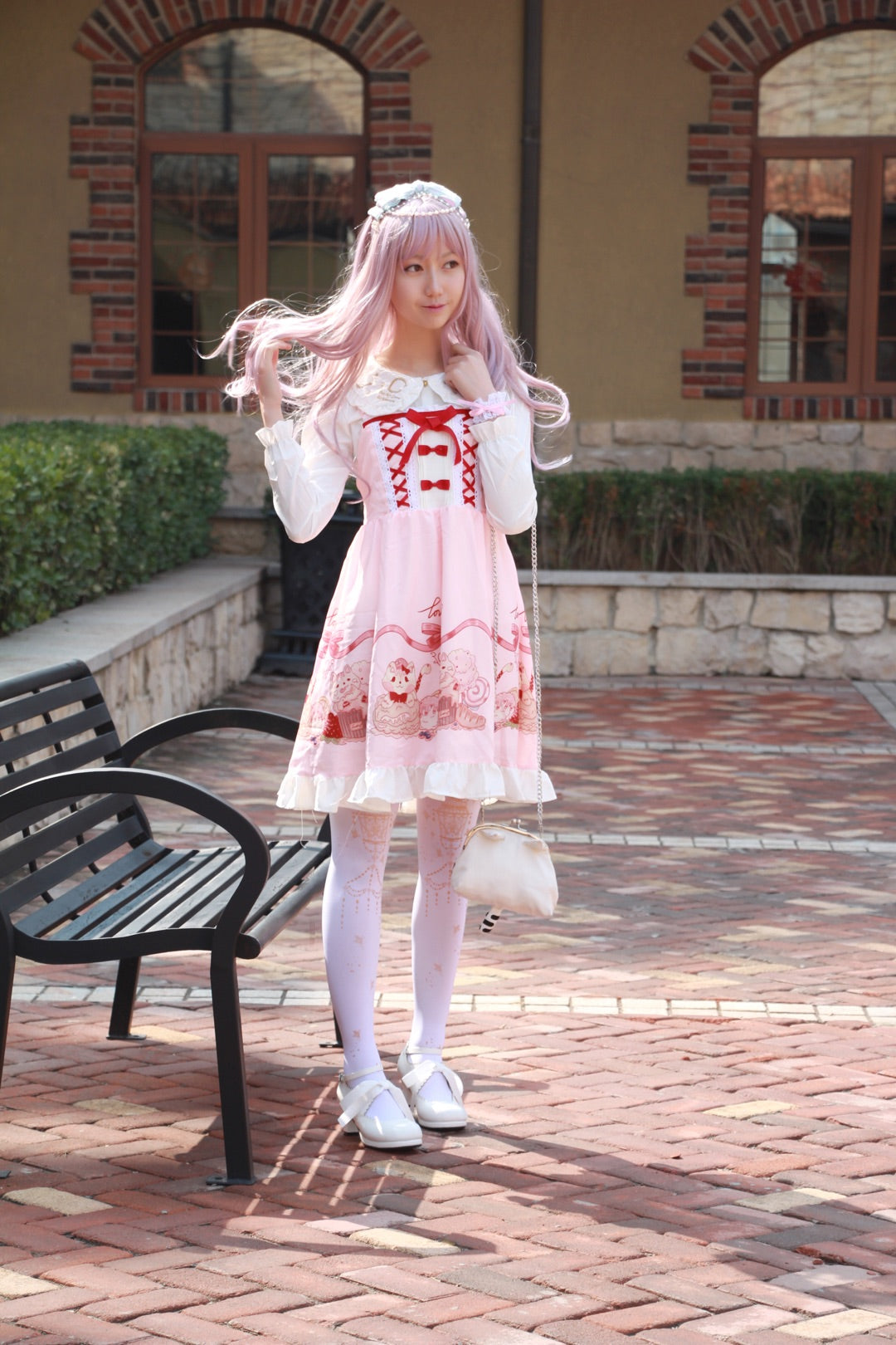 Sosic - Qing Mengnuo - Elegant Lolita Satin High Heel Handmade Shoes