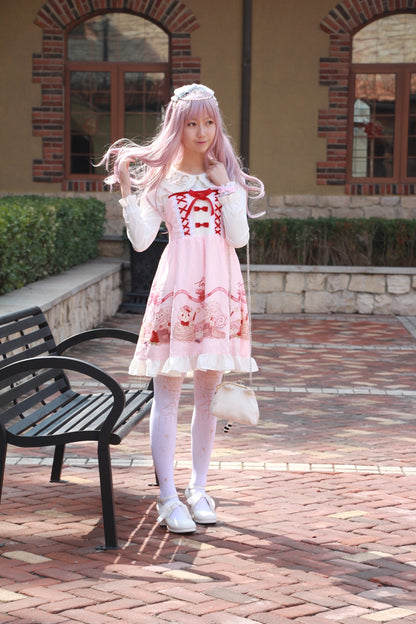 Sosic - Qing Mengnuo - Elegant Lolita Satin High Heel Handmade Shoes