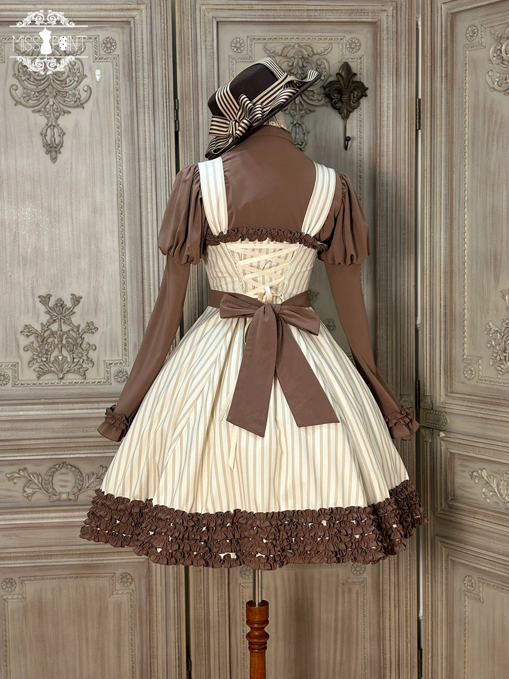 Miss Point - Classic Lolita JSK Customized Stripe Lolita Dress