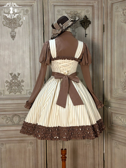 Miss Point - Classic Lolita JSK Customized Stripe Lolita Dress