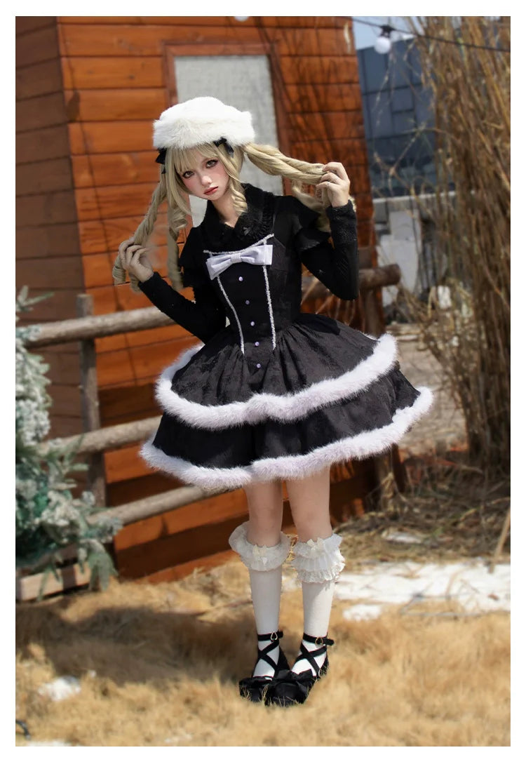 With PUJI - Sweet Lolita Innerwear Autumn and Winter Lolita Sweater