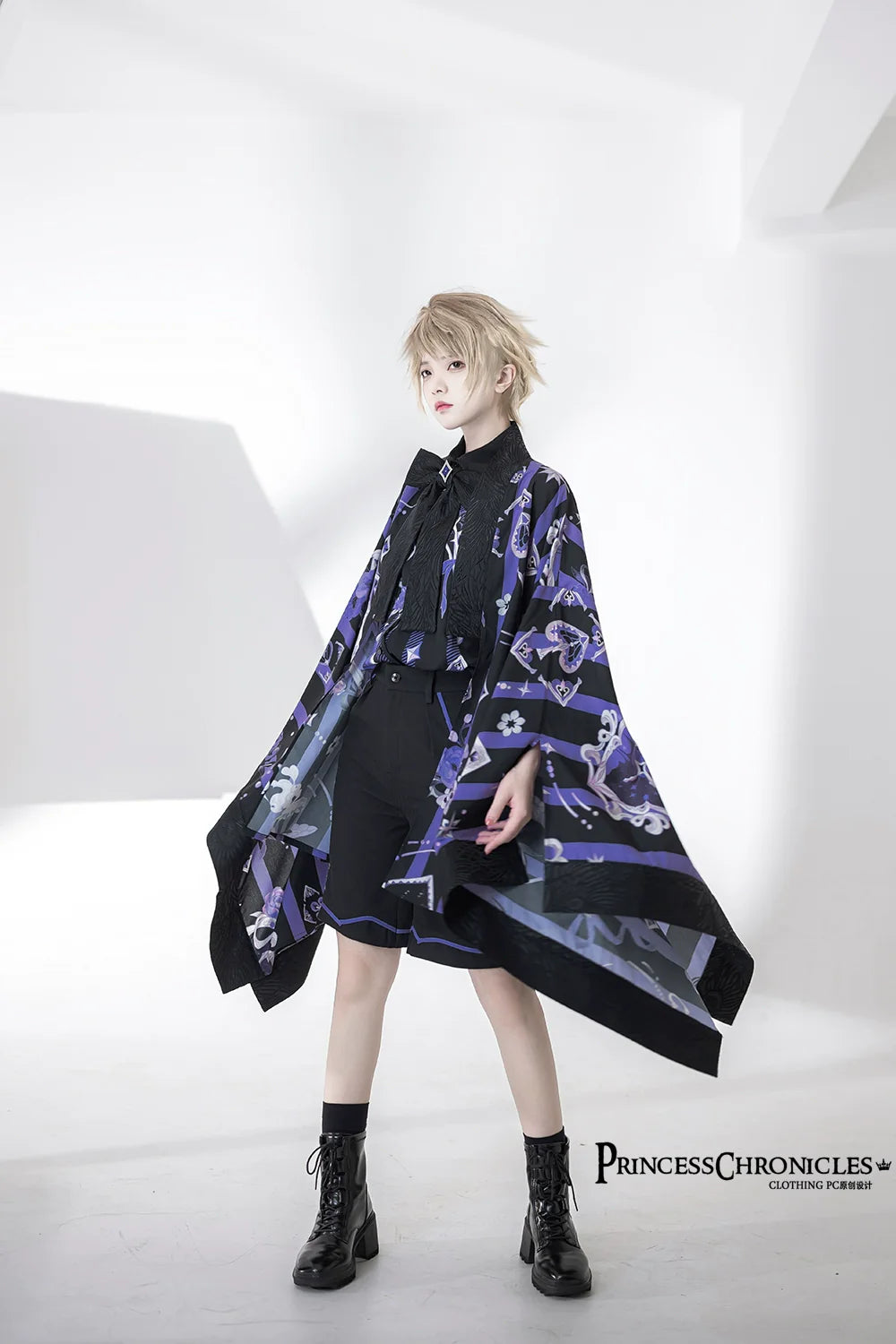 Princess Chronicles - Summer Sunscreen Loose Vintage Printed Haori Outerwear