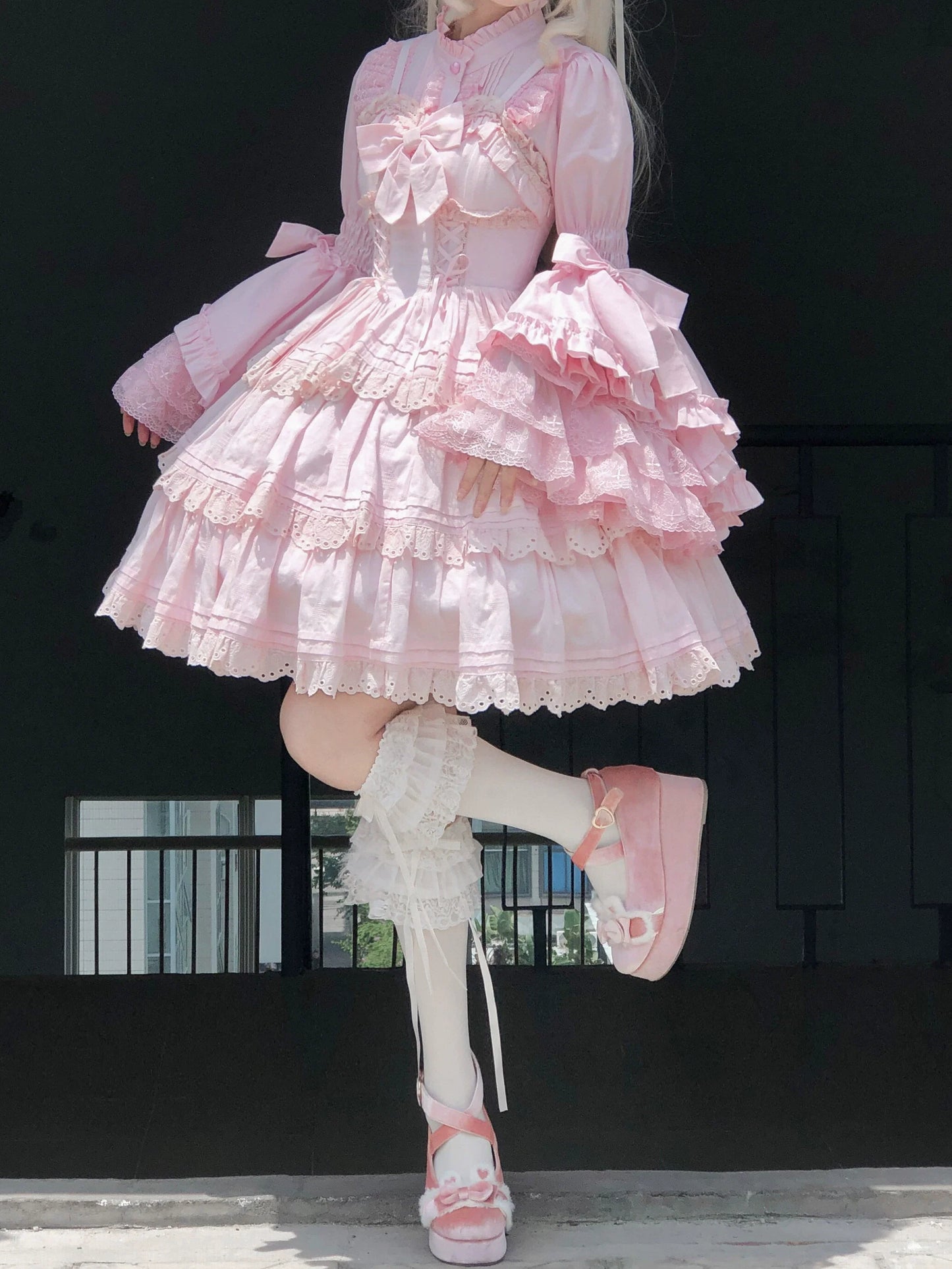 Twilight Zone - Sweet Lolita Blouse Princess Sleeve Shirt Inner Wear