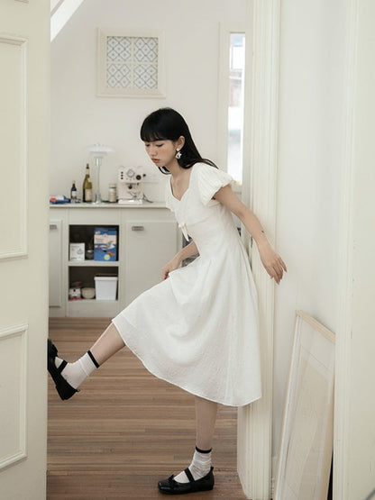 Flower Embroidery Dress【s0000001737】