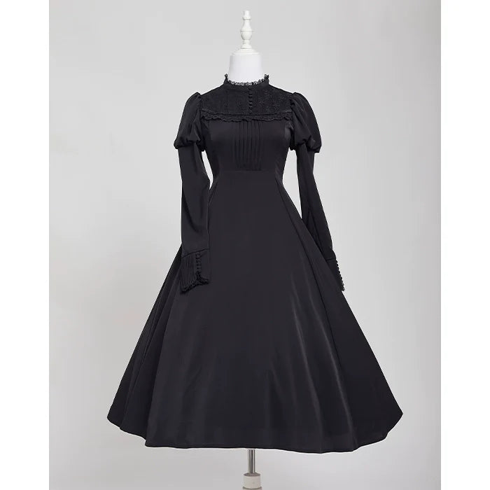 KINOKOKO - Aslan Blessings - Classic Lolita OP Seven-panel Slim Fit Dress with Cape