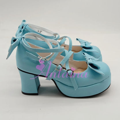 Antaina - Popular Japanese Lolita Bow Strap Multiple Colors