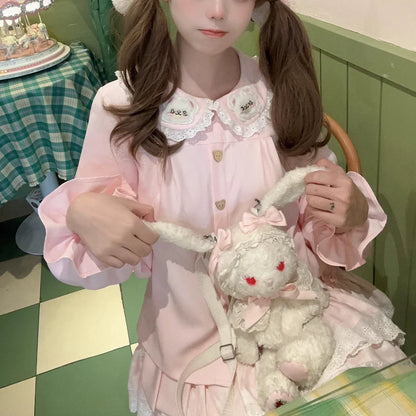 Sissy the shepherd - Sweet Lolita Blouse Sweet Lolita Shirt Long Sleeve