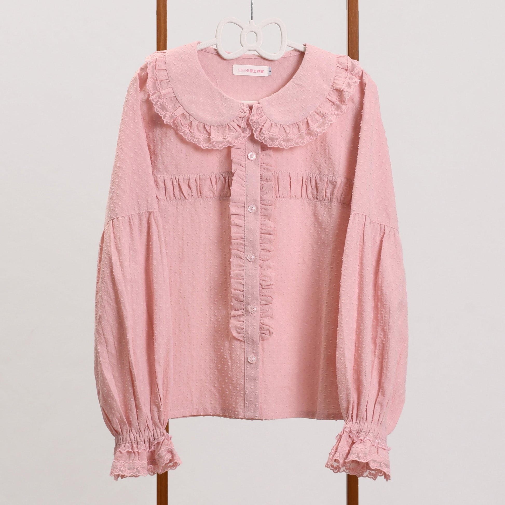 MIST - Tianmi - Sweet Lolita Blouse Long Sleeve Doll Collar Thin Shirt
