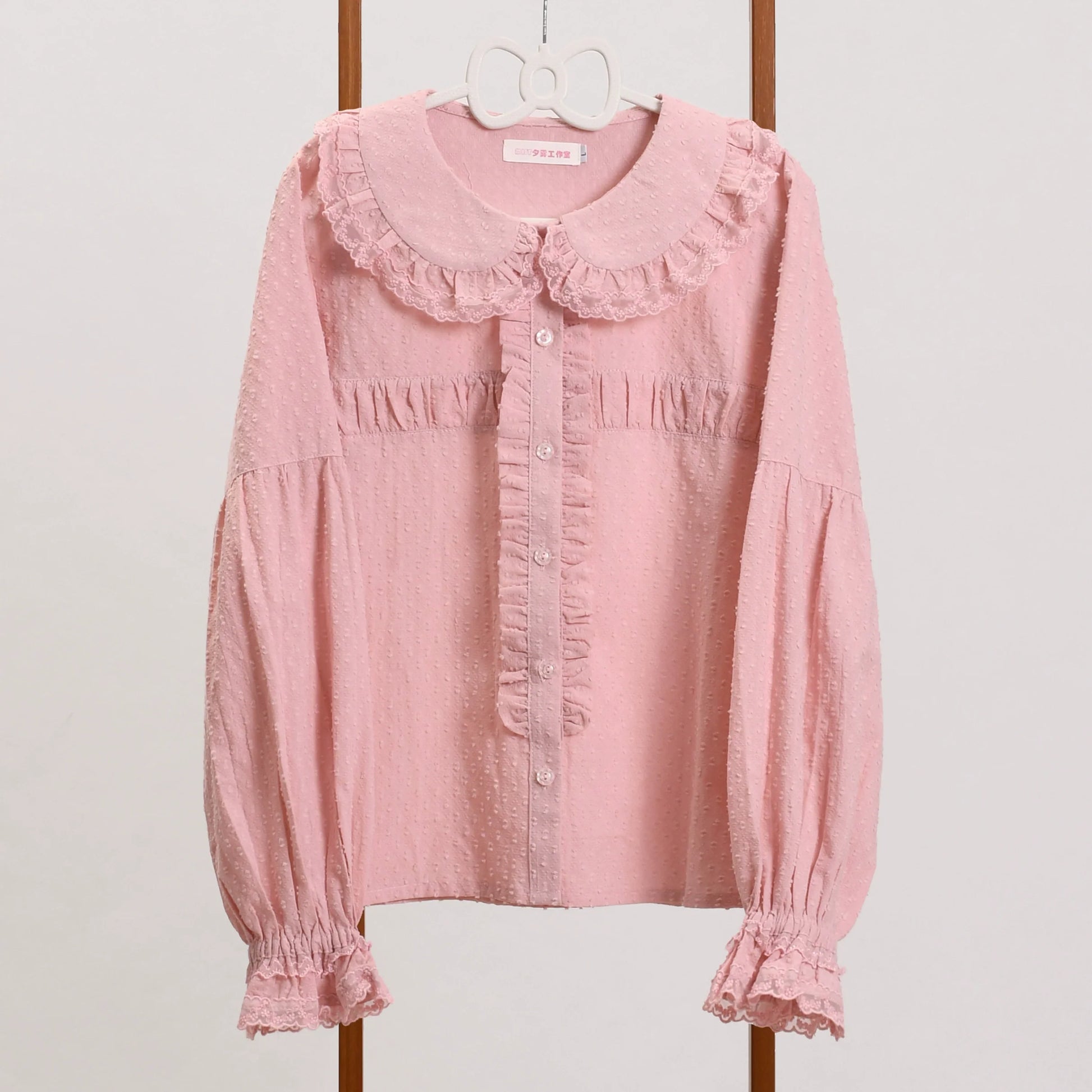 MIST - Tianmi - Sweet Lolita Blouse Long Sleeve Doll Collar Thin Shirt