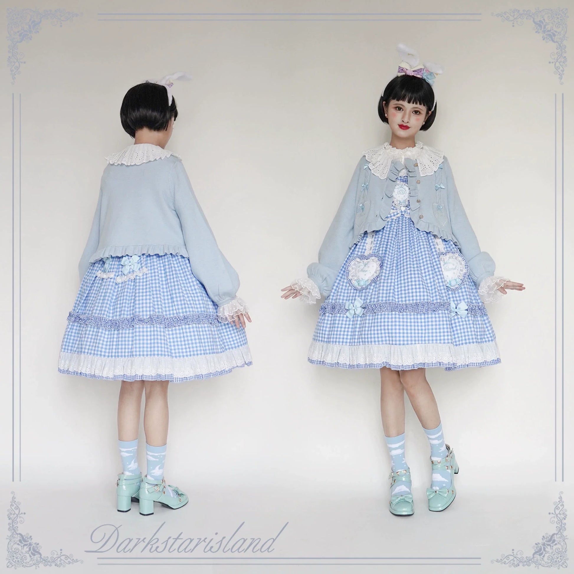 Dark Star Island - Sugar Frost - Sweet Lolita Cardigan Knit Embroidered Sweater