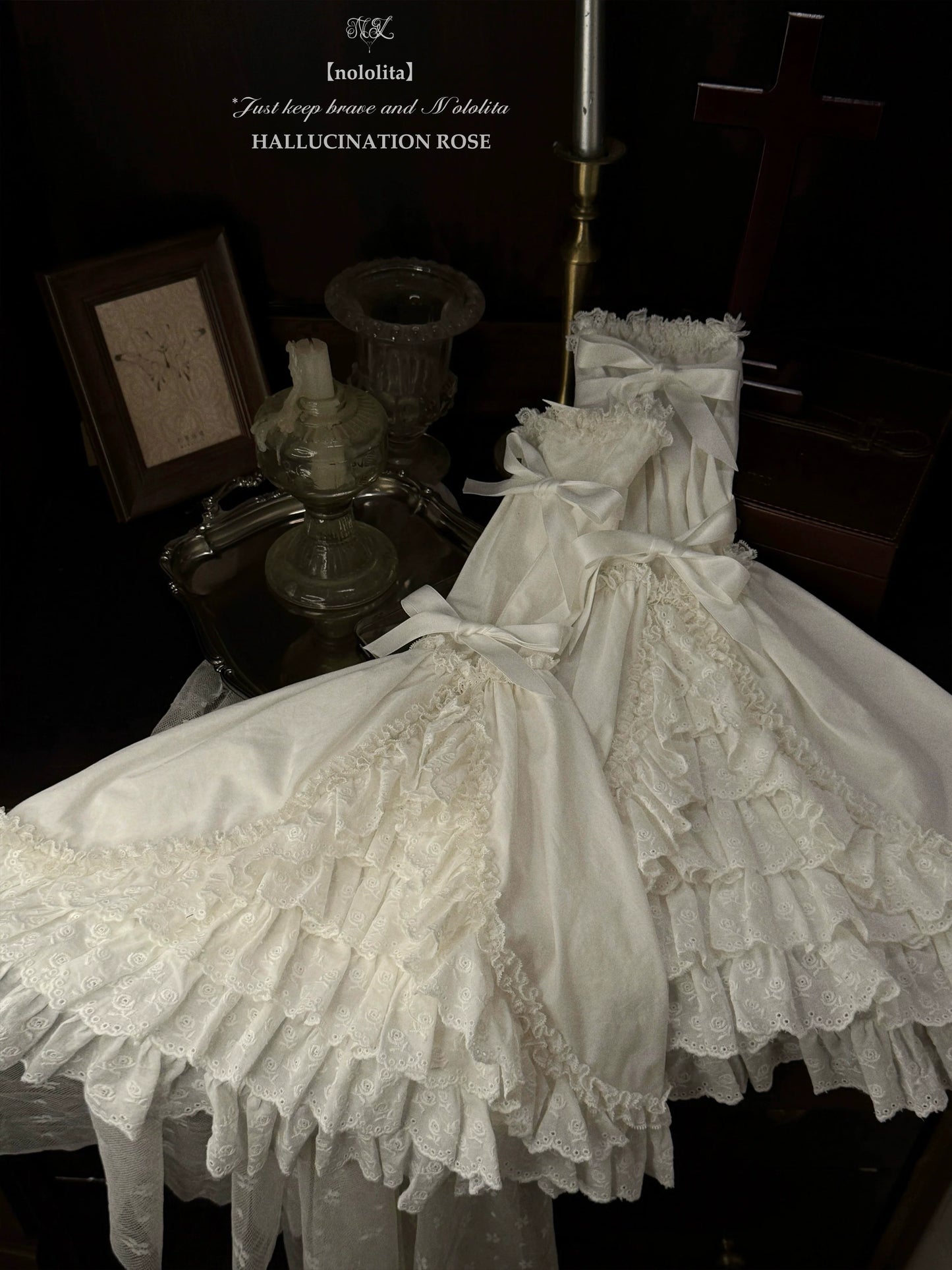 Nololita - Nightingale - Old School Lolita Shirt with Detachable Sleeves