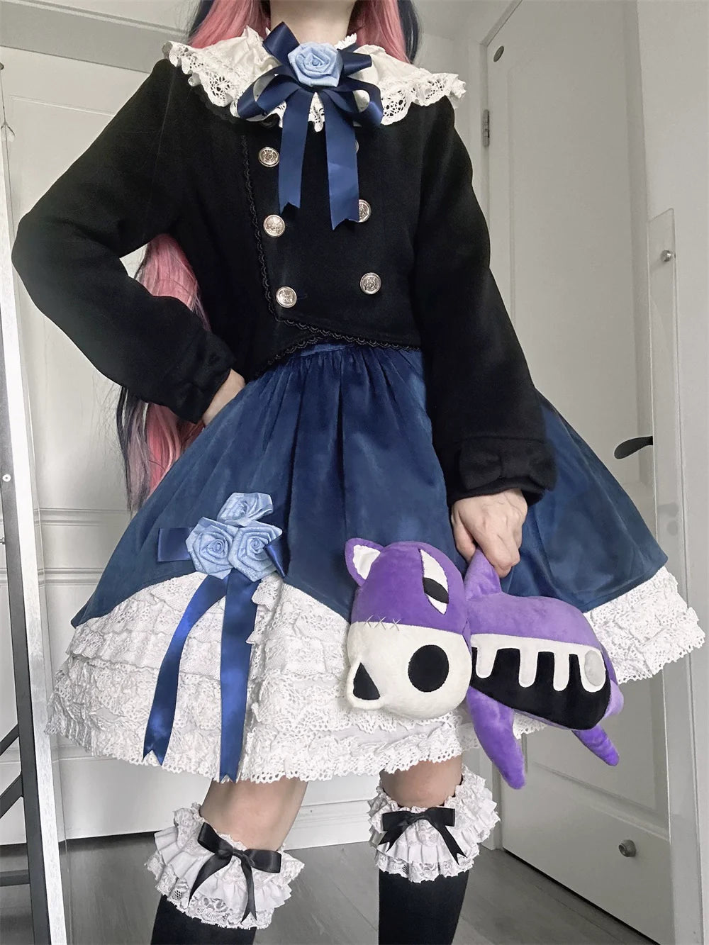 LeMiroir - Winter Solstice - Elegant Lolita Winter Short Coat & SK