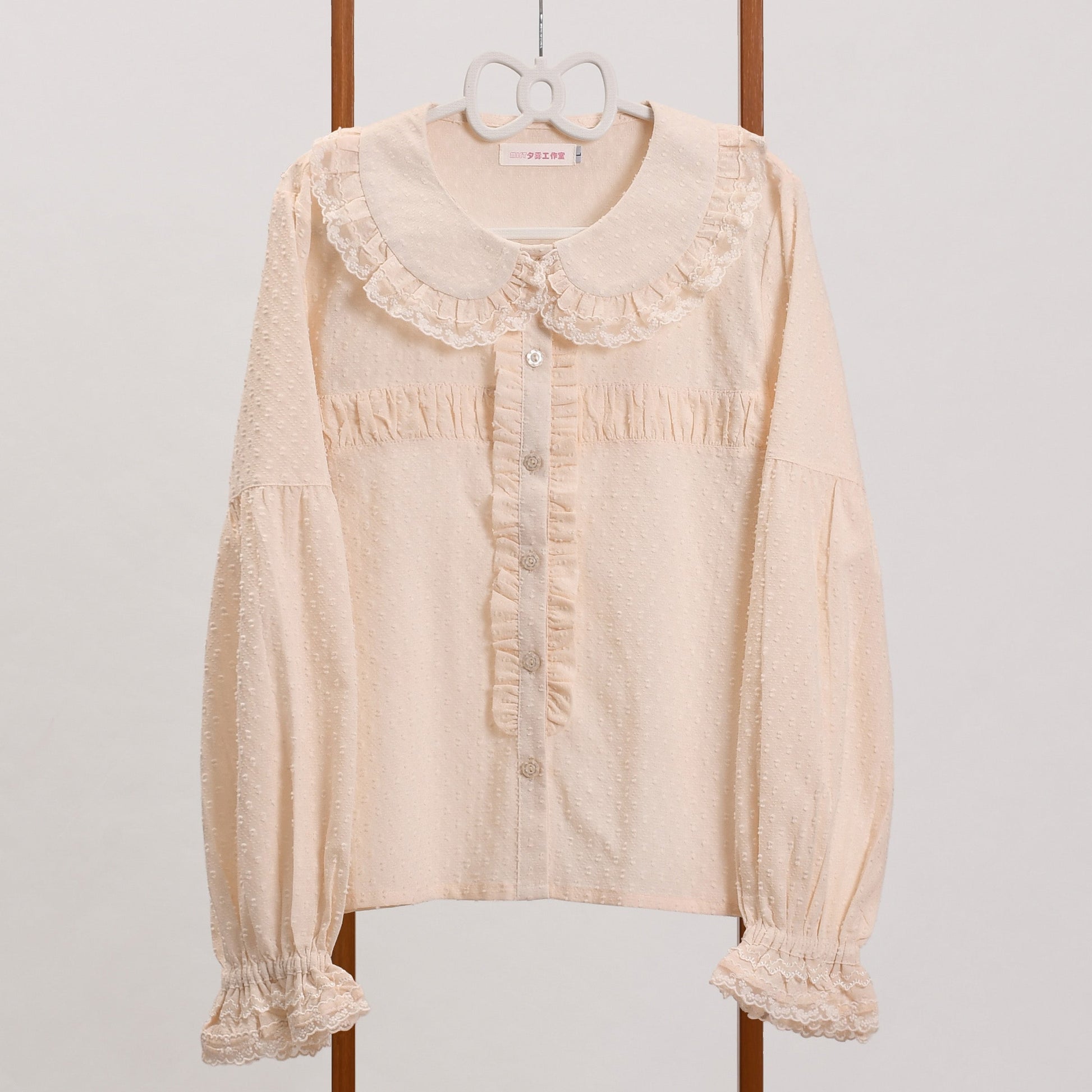 MIST - Tianmi - Sweet Lolita Blouse Long Sleeve Doll Collar Thin Shirt