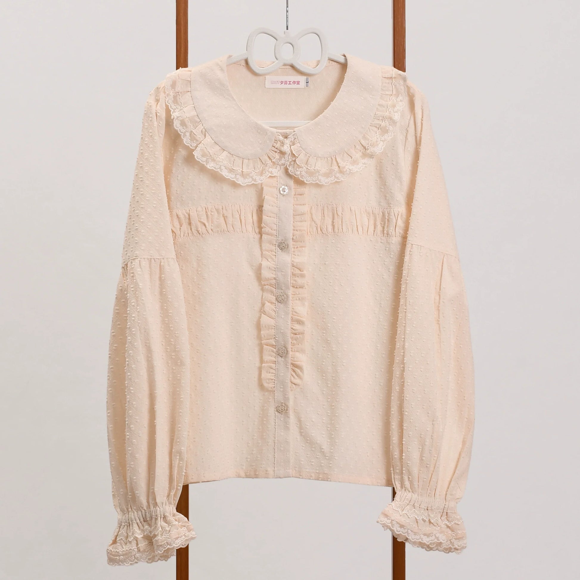 MIST - Tianmi - Sweet Lolita Blouse Long Sleeve Doll Collar Thin Shirt