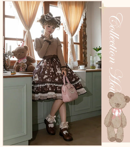 Mademoiselle Pearl - Lovely Lolita Dress OP Cloak Blouse SK Set