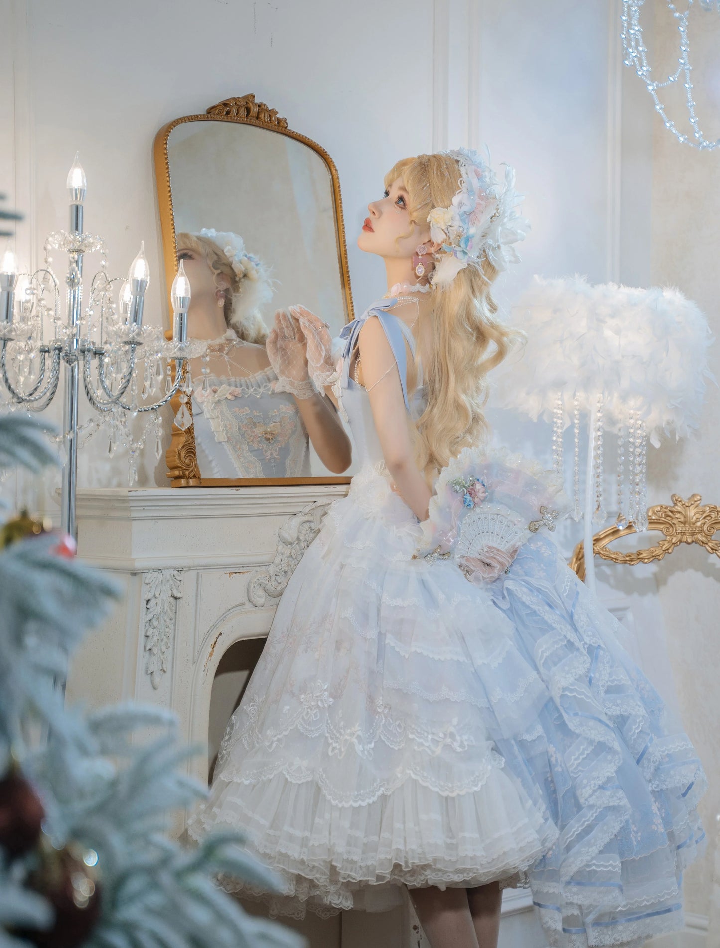 Garden Cat - Dreamy Dance Gorgeous Lolita JSK and SK