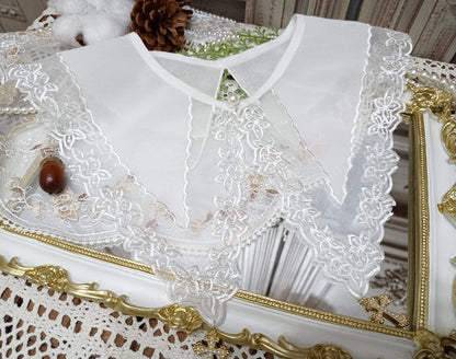 Miss point - Rose Silhouette - Lace Bow KC Lolita Accessories