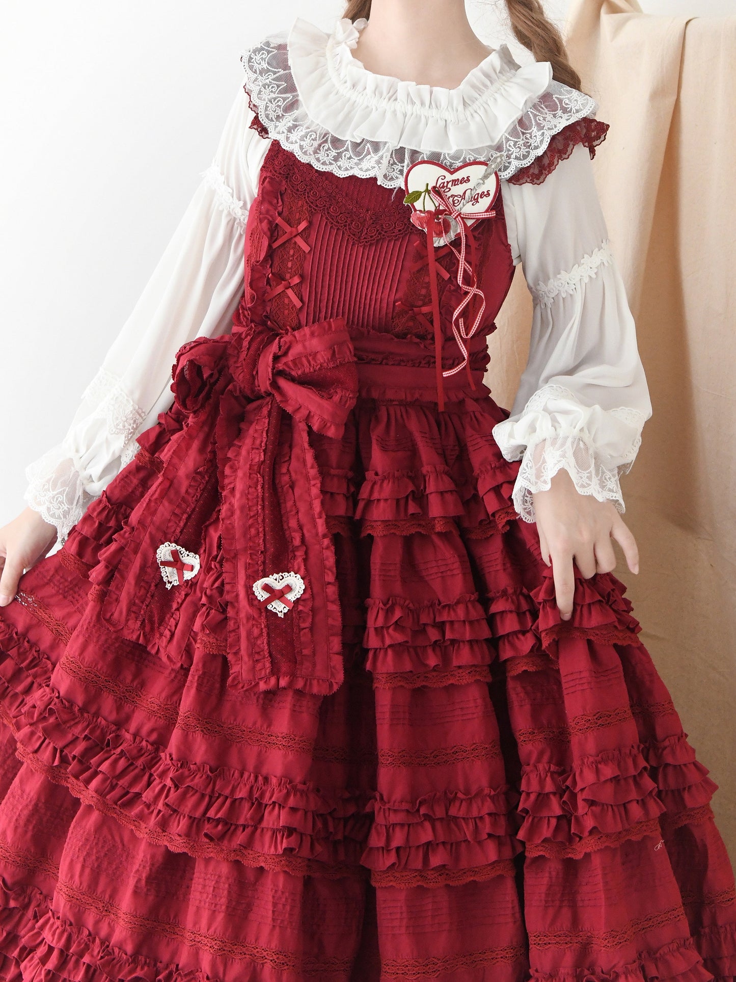 DMFS Lolita - Chiffon Off-Shoulder Classic Lolita Blouse