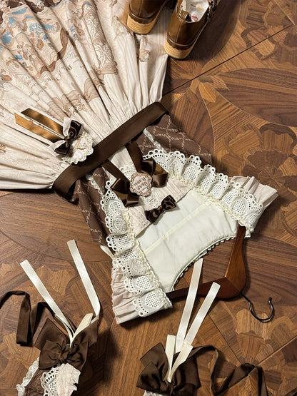 Alice Girl - Sea Salt Fairytale - Sweet Lolita JSK Doll-like Lolita Printed Dress