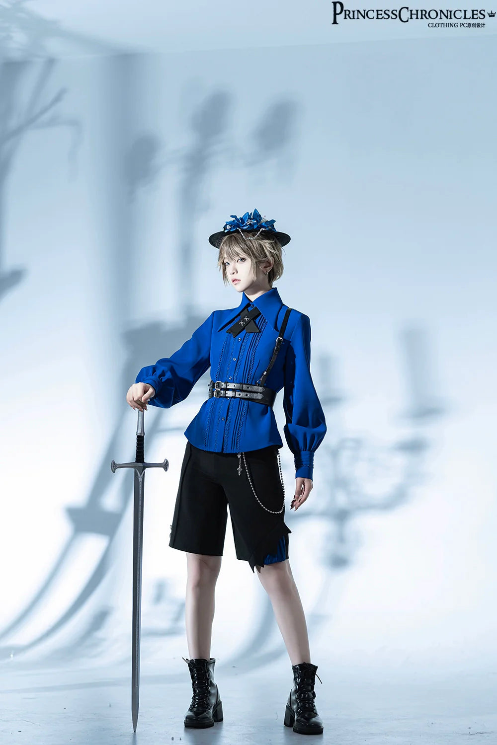 Princess Chronicles - Black Dragon - Gothic Lolita Shirt Retro Elegant Blouse Multicolors