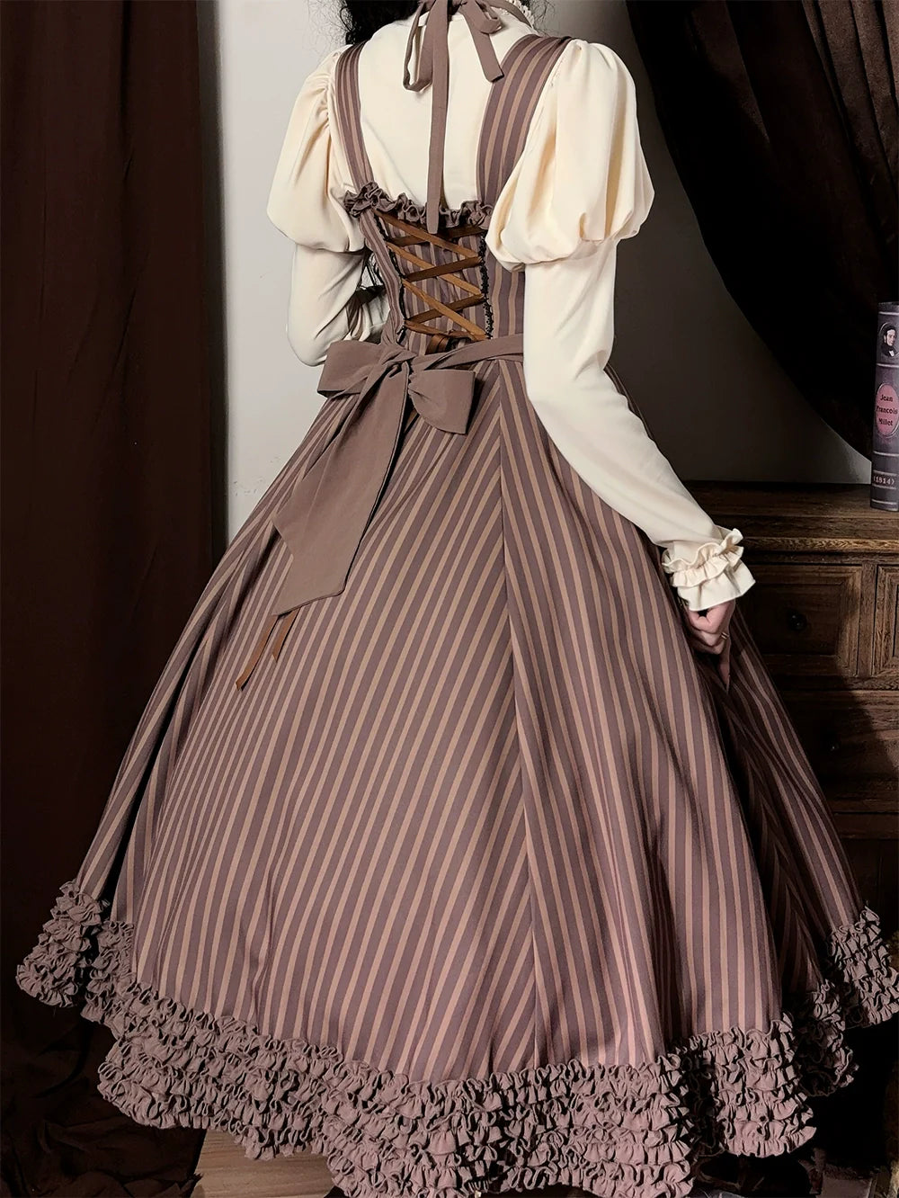 Miss Point - Classic Lolita JSK Customized Stripe Lolita Dress