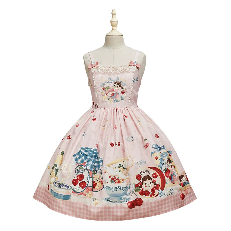 Summer Fairy - IP Collab Kawaii Lolita JSK Shirt Candy Box Hat