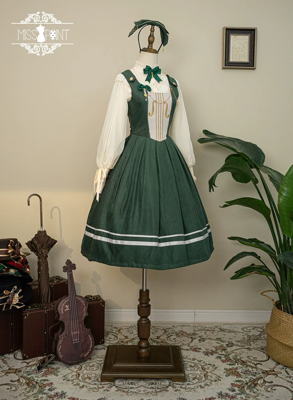 Miss Point - Customized Lolita Jumper Dress - Elegant College Lolita JSK