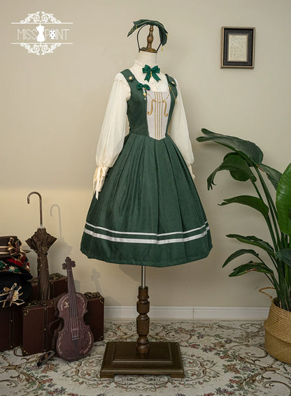 Miss Point - Customized Lolita Jumper Dress - Elegant College Lolita JSK