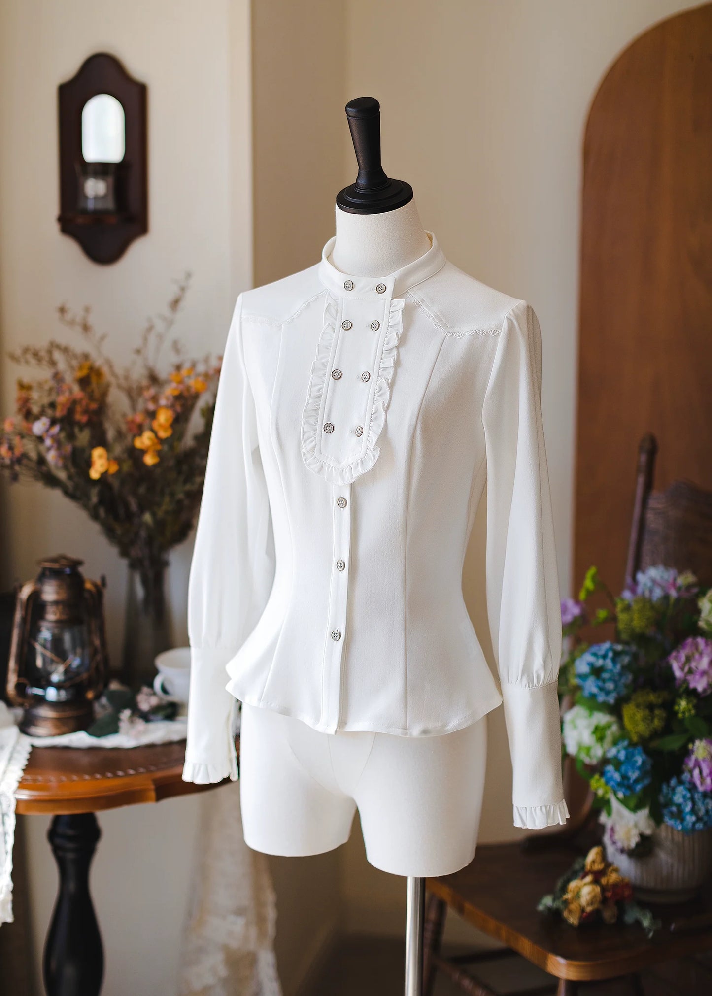 Forest Wardrobe - Vintage Lolita Fishbone Halter SK, Autumn Jacket