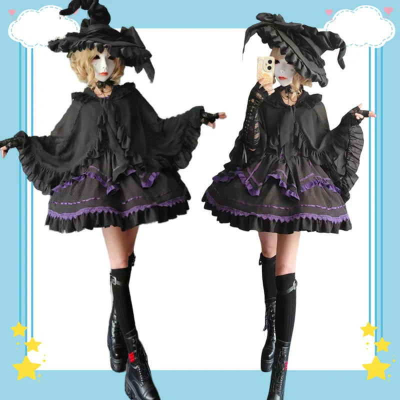 Teddy Bear - Sheer Lolita Cardigan Long Sleeve Lolita Cape Rabbit Ear