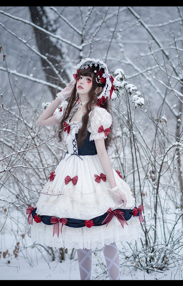 Youpairui - Snow White Sweet Lolita OP Dress