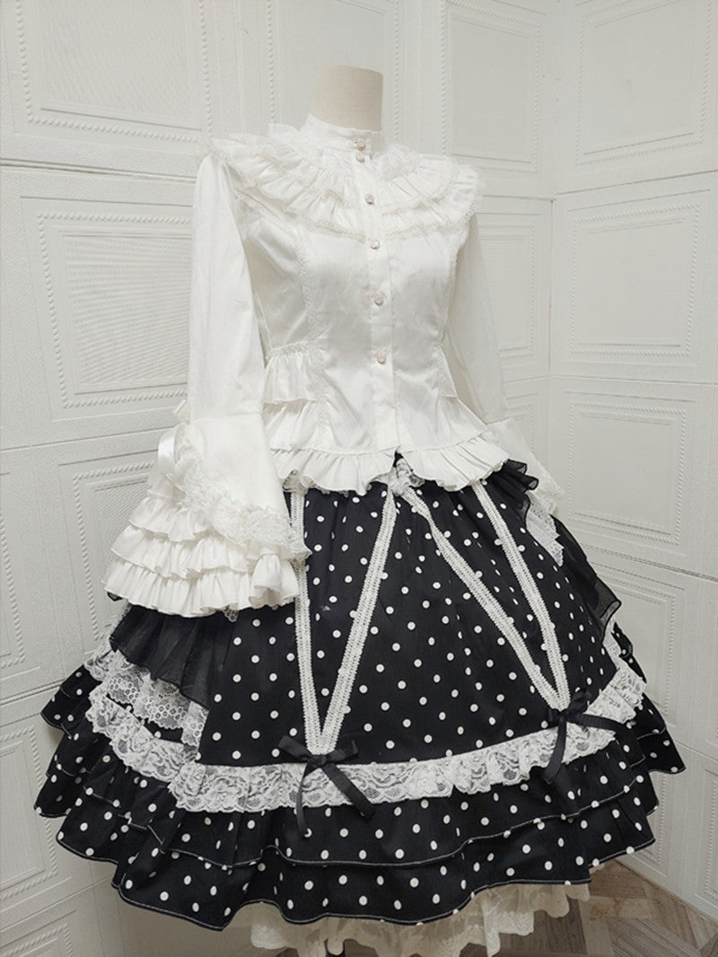 Sweet Angel - No.165 - Classic Lolita Blouse & SK