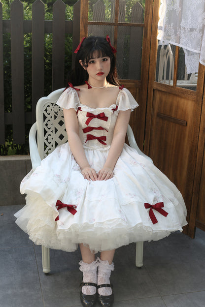Sweet Wood - Elegant Floral Sweet Lolita OP Corset Accessory