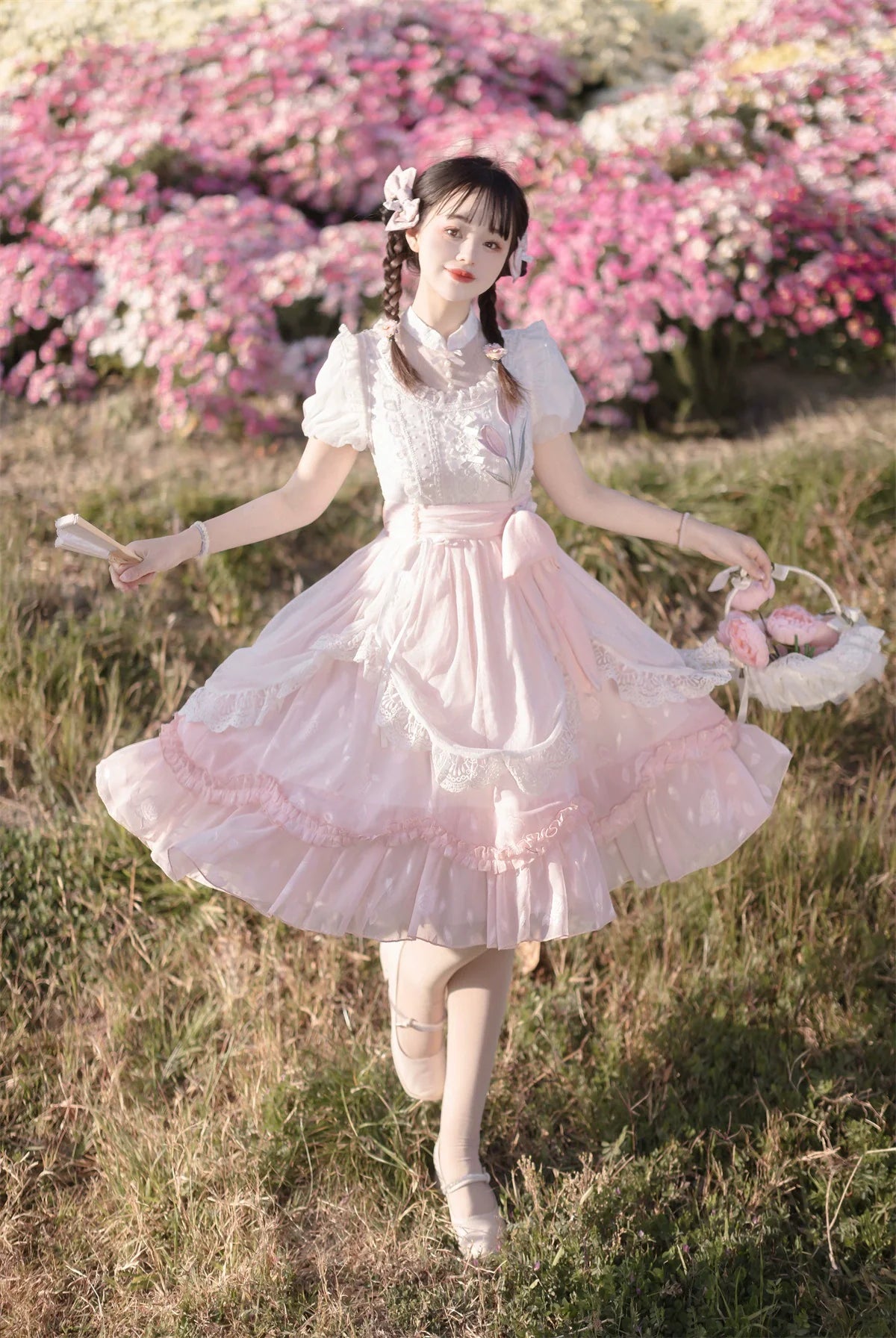 Cornfield Lolita - Elegant Lolita Dress Short Sleeve OP