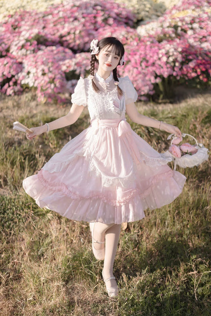 Cornfield Lolita - Elegant Lolita Dress Short Sleeve OP