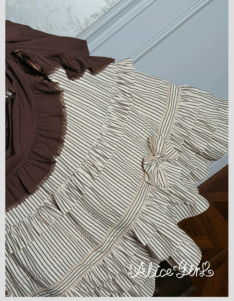 Alice Girl - Duke of Victoria - Classic Lolita SK & Overskirt Set