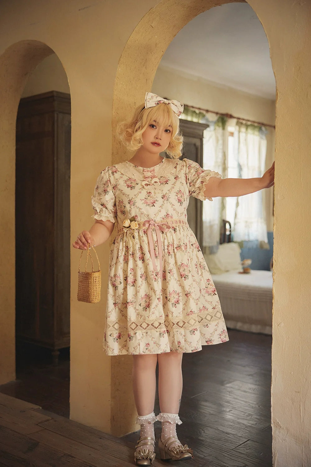 Miss Point - Customized Elegant Lolita OP Dress Cute Daily Girl Short Lolita Dress